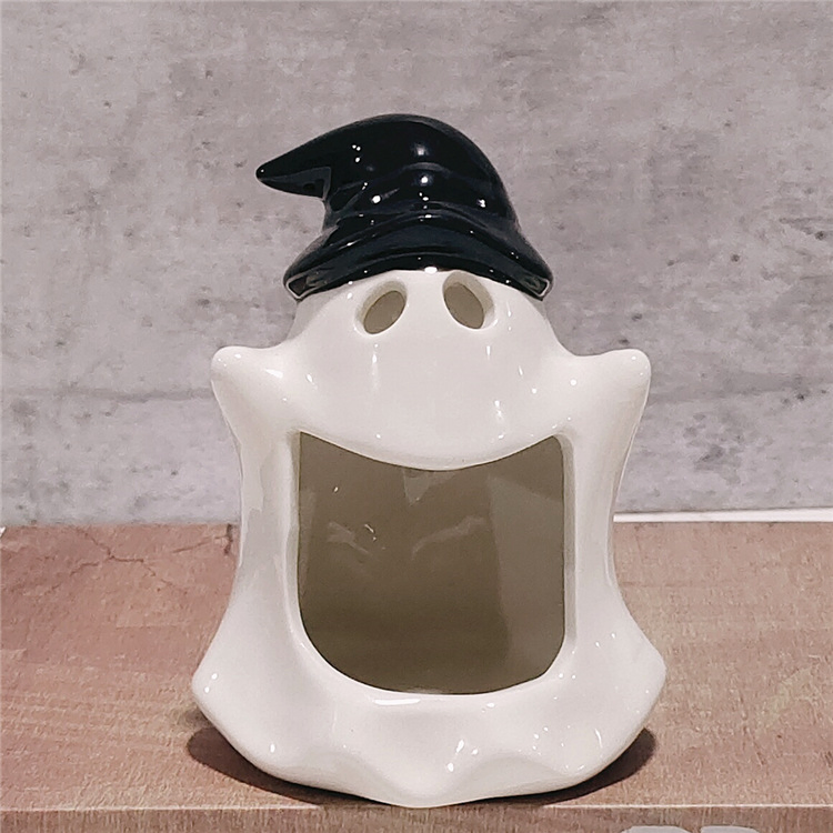 Cute Ghost 10*11*6.5cm Ashtray Ceramic Premium DAB Tool Feeling Creative Niche Gifts Smoking Accessories