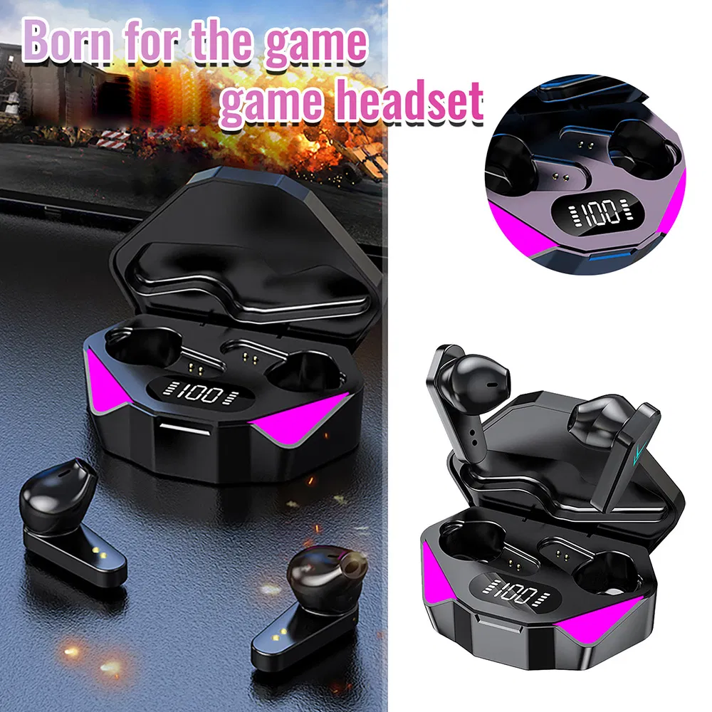 Wireless Gaming Headsets with LED Gaming Lights Stereo Earphones Low Latency Bluetooth Headphone Headsets