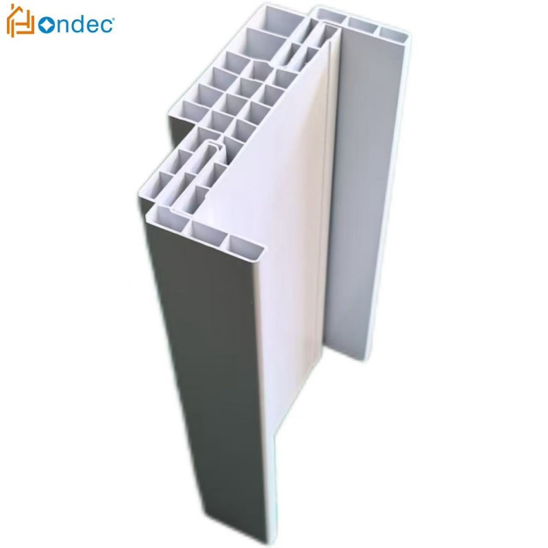 PVC Pressed Door with Fast-Assembly Frame Design and Decorative Embossed Pattern for Quick Interior Upgrades