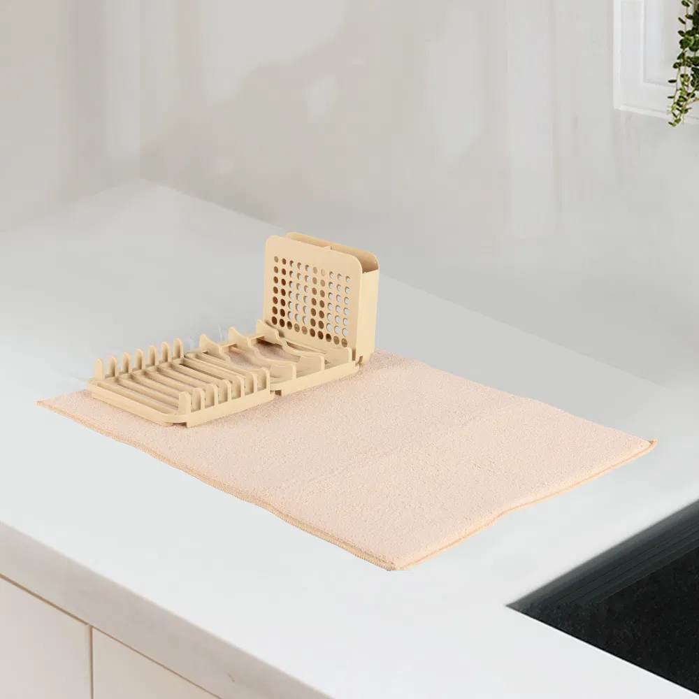Кухонный коврик для сушки посуды из микрофибры