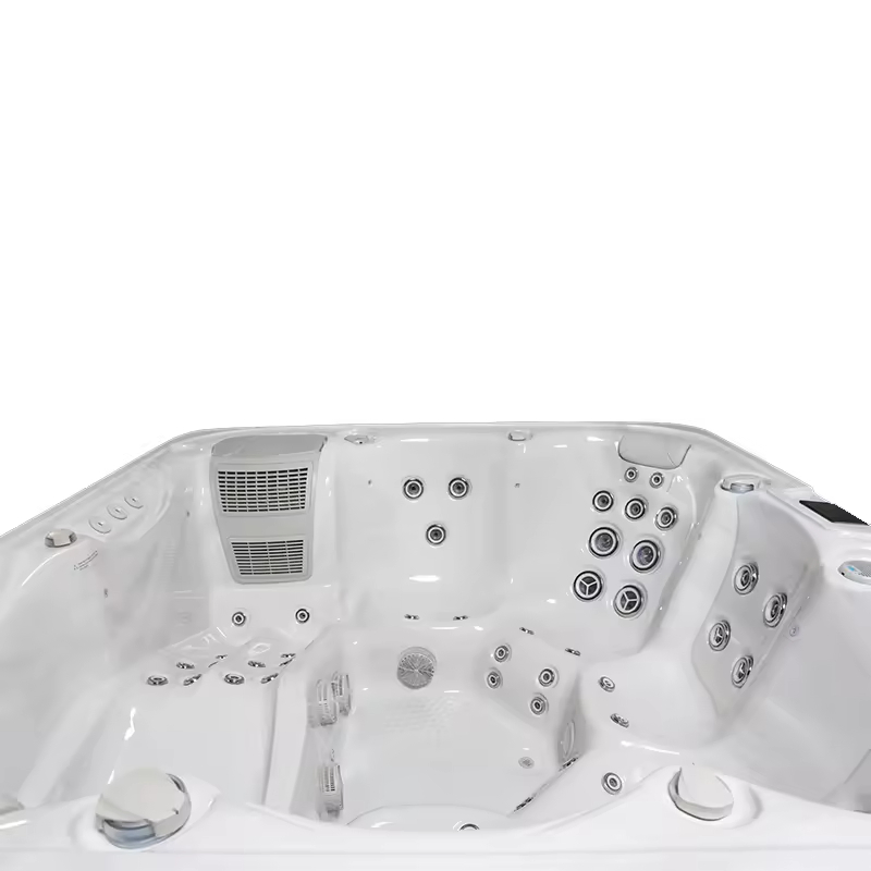 Hydrorelax Luxury Hot Tub Outdoor SPA 6 Person Hidromasaje Bathtubs Square Plastic Soaking