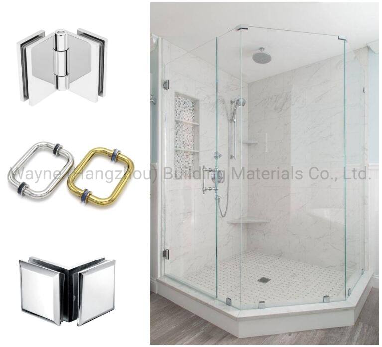 China Factory Price OEM 10mm Super Clear Tempered Glass Shower Door