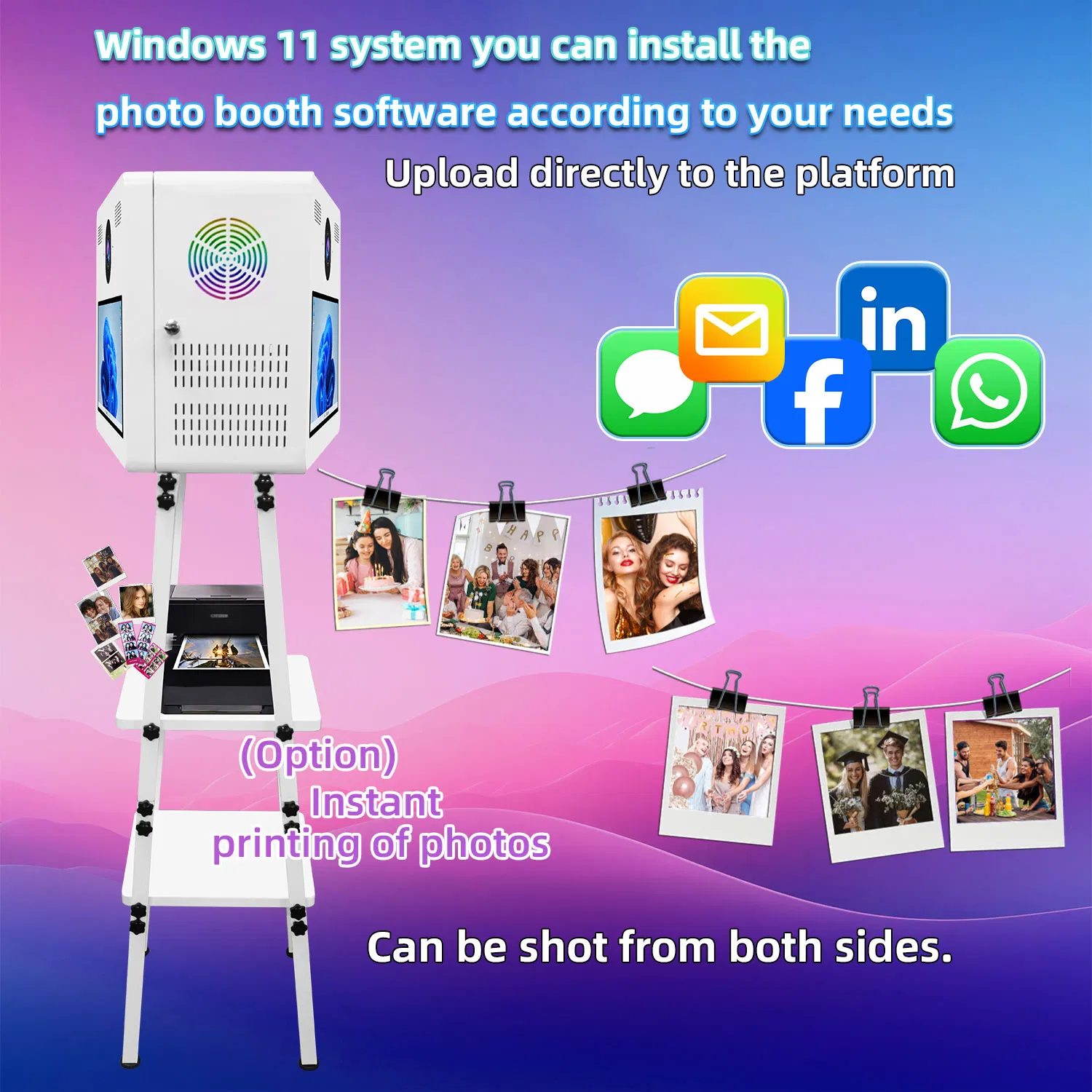 Фотобудка DSLR с двумя экранами VANYA VY-DS-156