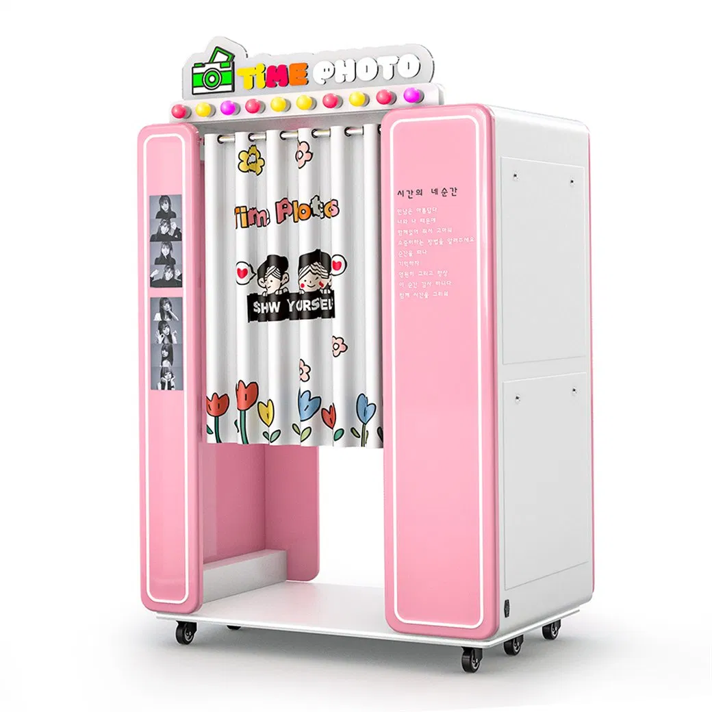 2024 New Portable Selfie Business Photo Booth Vending Machine High Quality Camera