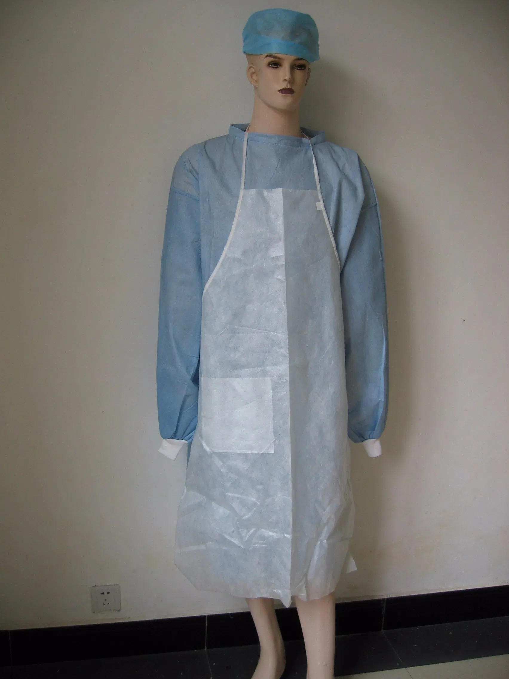 Disposable Plastic PP+PE Apron Waterproof Body Protective