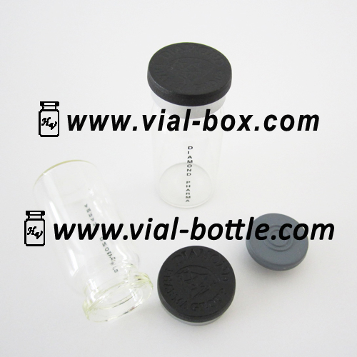 8ml Clear Glass Injection Vial Bottles, Short 10ml Vials
