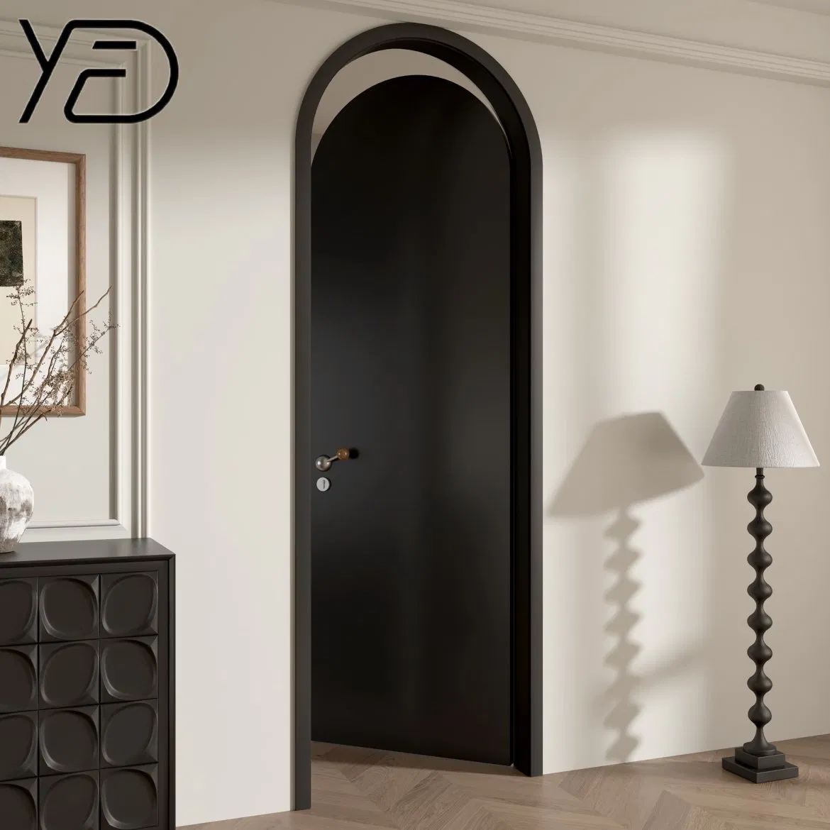 Customized Fireproof Melamine Surface Fire Prevention Emergency Safety Security Fire-Rated Solid Wood Fire Wooden Composite Interior Door