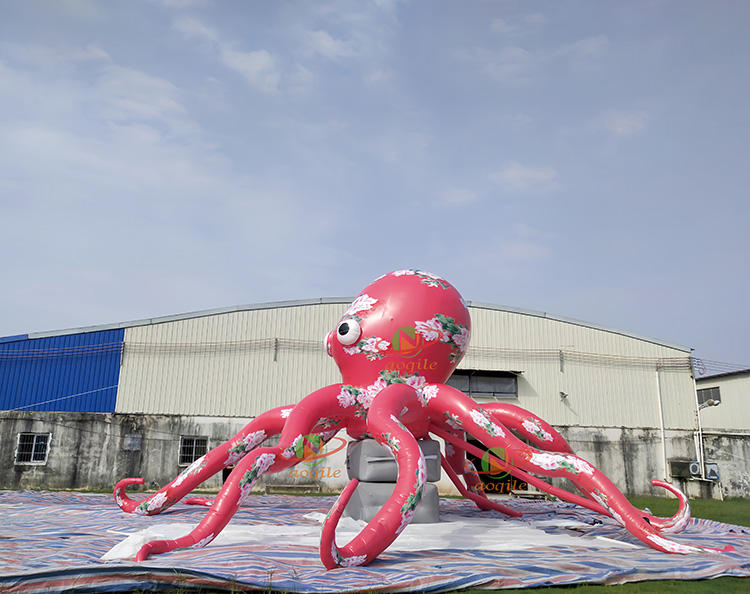 Inflatable Architectural Art Hanging Octopus Decoration Inflatable Octopus Model Halloween Decoration