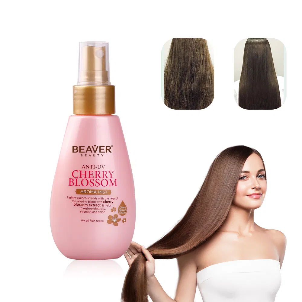 Beaver Cherry Blossom Refreshing Oil Control Heat Protection Hair Mist Spray