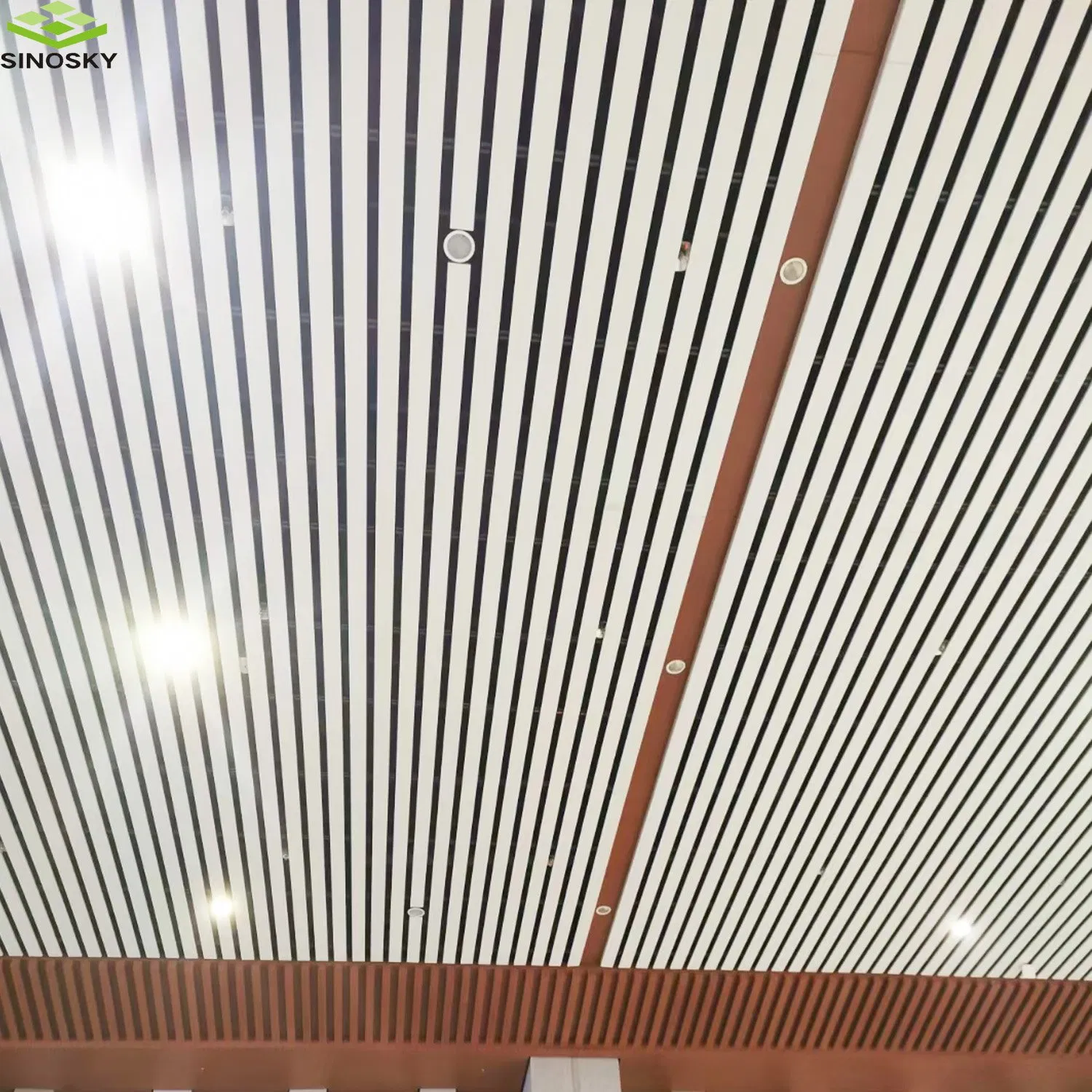 Curtain Wall Motorized Aluminum Sun Louver
