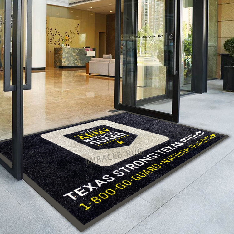 The Hotel's Front Door Mat Customised Sustainable Letter Logo Thank You Door Mats