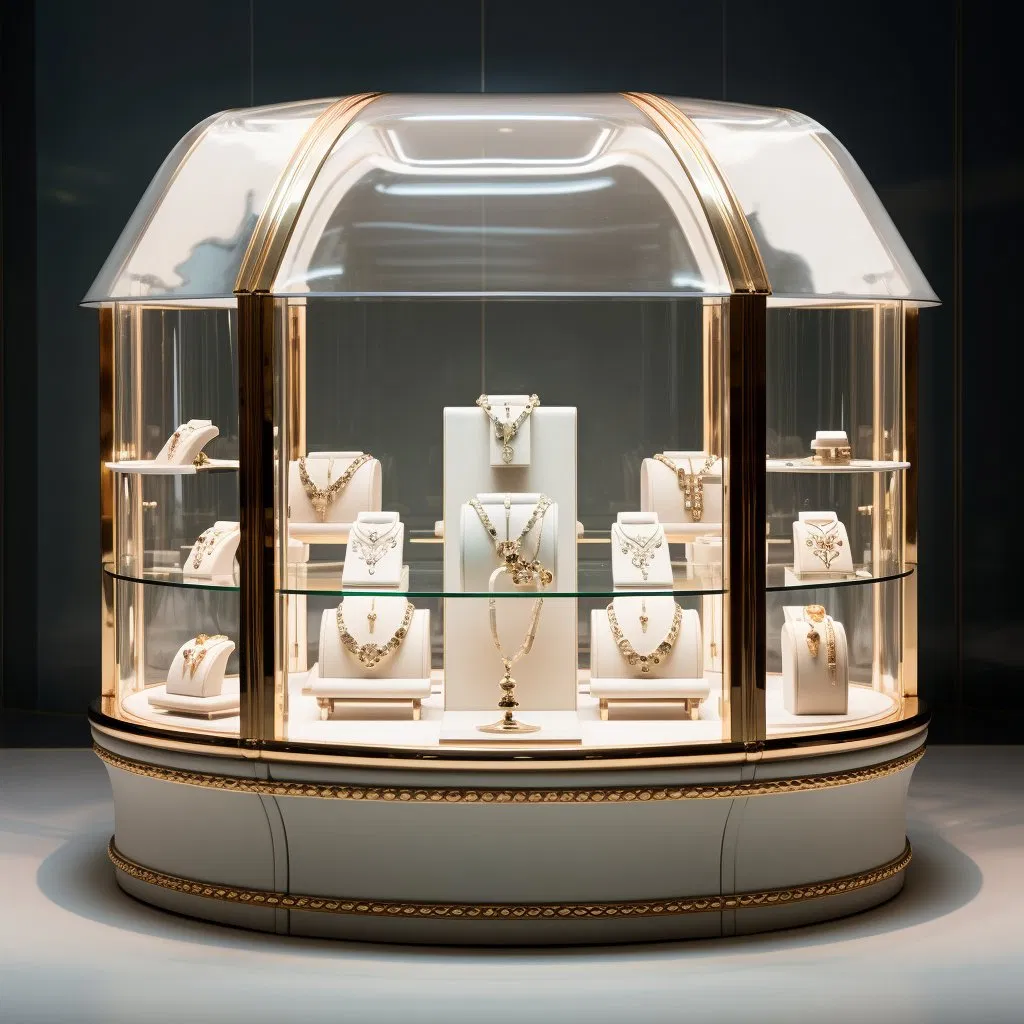 Glass Jewelry Display Case