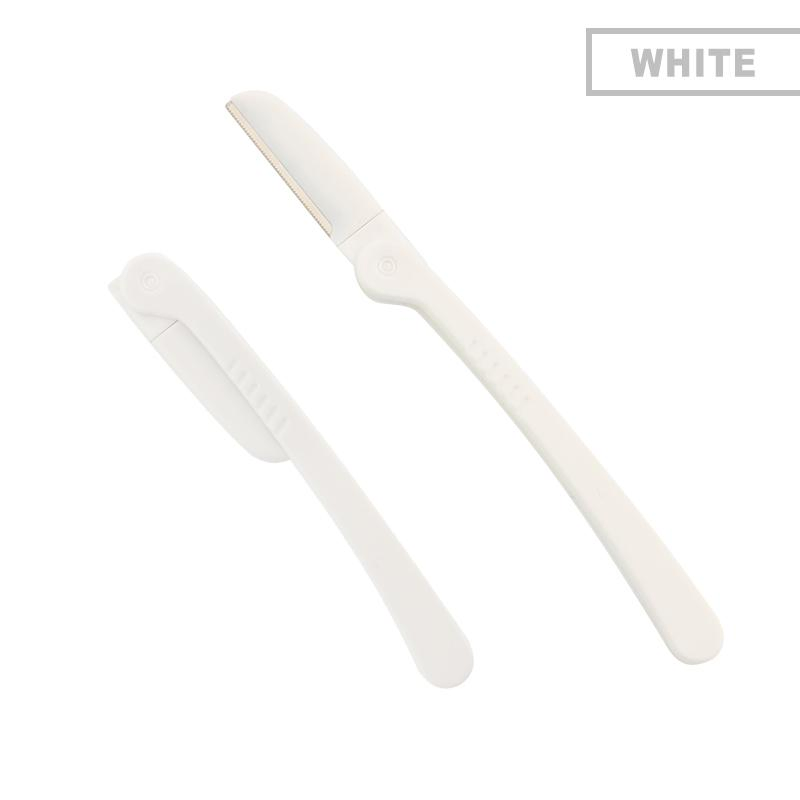 Folding Handle Women Eyebrow Trimmer Stainless Steel Blade Makeup Tool Eyebrow Razor