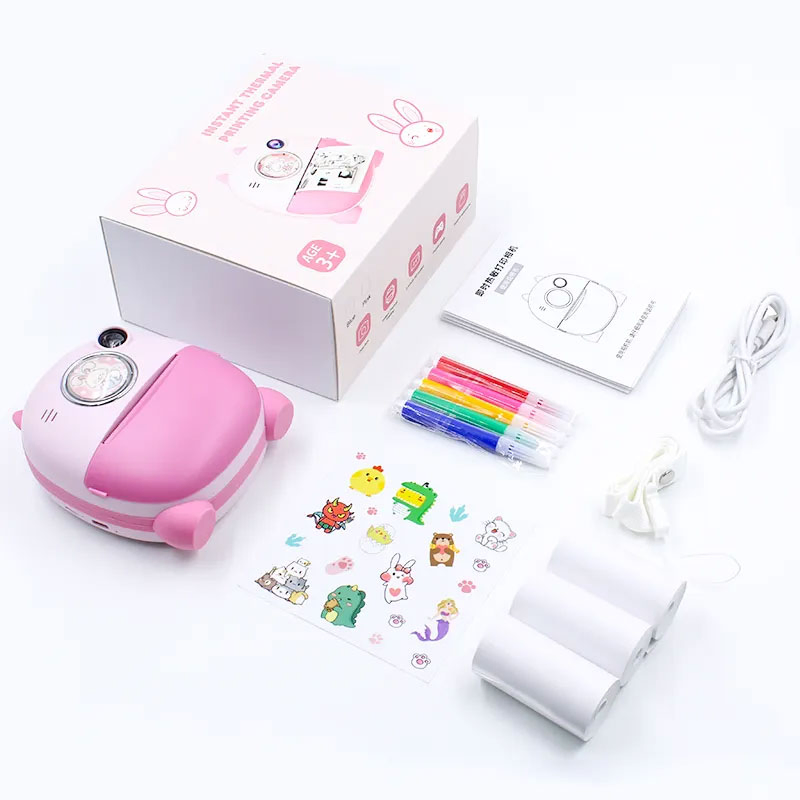 High-Definition Instant Print Camera for Kids' Fun Memories Portable High-Def Camera for Instant Photos for Children