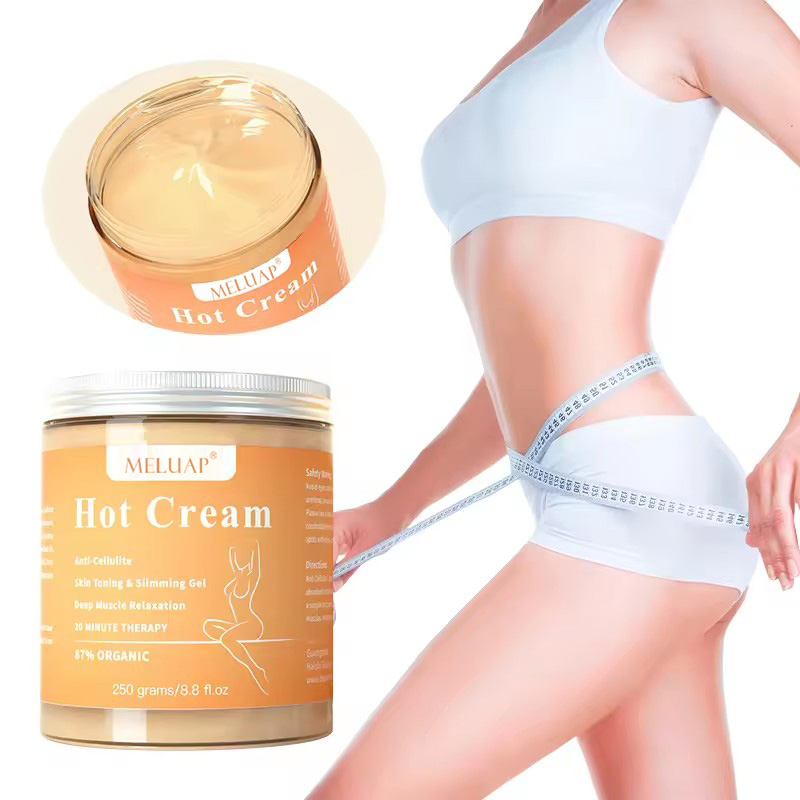 OEM Body Shaping Hot Cream Weight Loss Belly Fat Burn Organic Slimming Lotion Turmeric Hot Slimming Cream