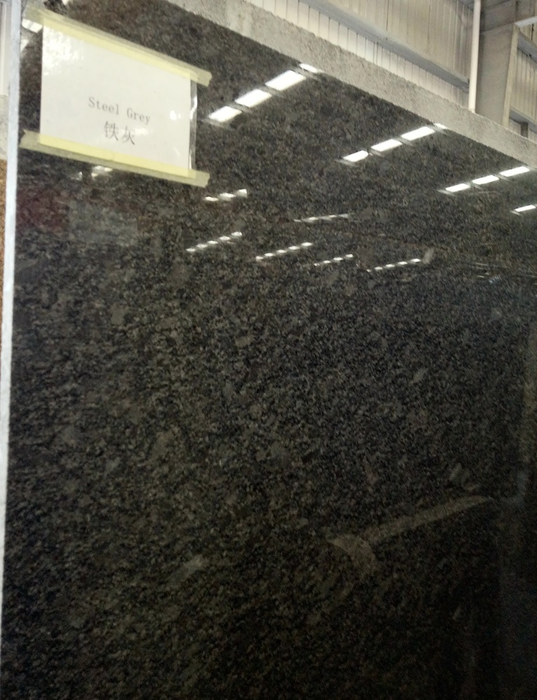 Cheap India Natural Steel Grey Granite for Countertop