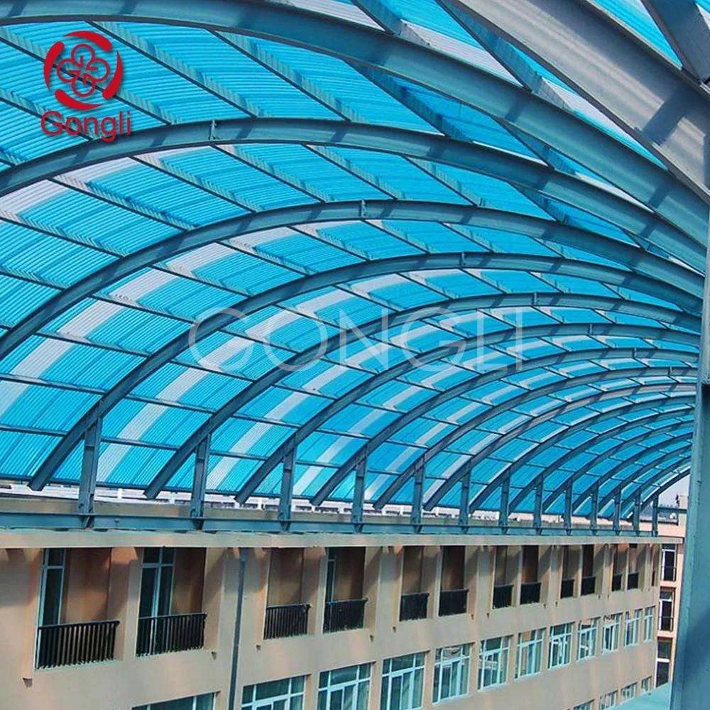 Corrugated PVC Sheet Sound Insulationuv Resistant Plastic Roofing Sheet FRP Fiberglass Roof Panels Transparent Plastic Roof