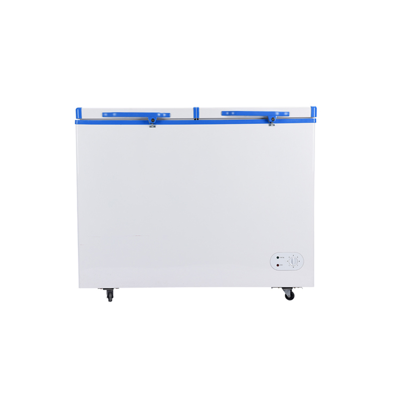 268L Double Door DC AC Household Solar Freezer