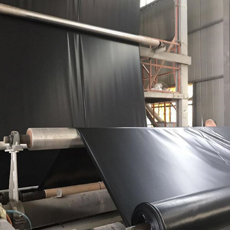 60 Mil Black HDPE Geomembrane Pond Liner for Water Treatment Project