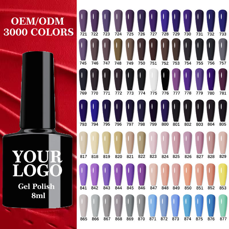 Professional Factory's 8ml Resin UV Gel Long Lasting Color Gel Polish