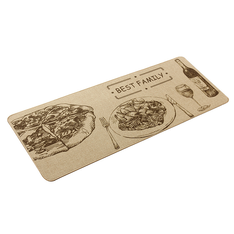 Wholesale Soft and Eco-Friendly Kitchen Floor Mat Rubber Carpet Modern Home Door Mat
