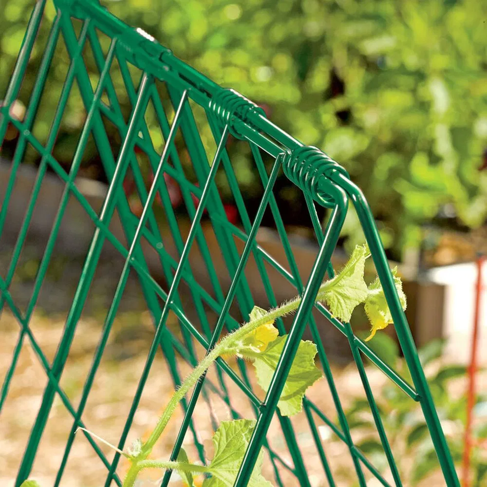 Folding Wire Wall Trellis Metal Garden Plants Support Trellis