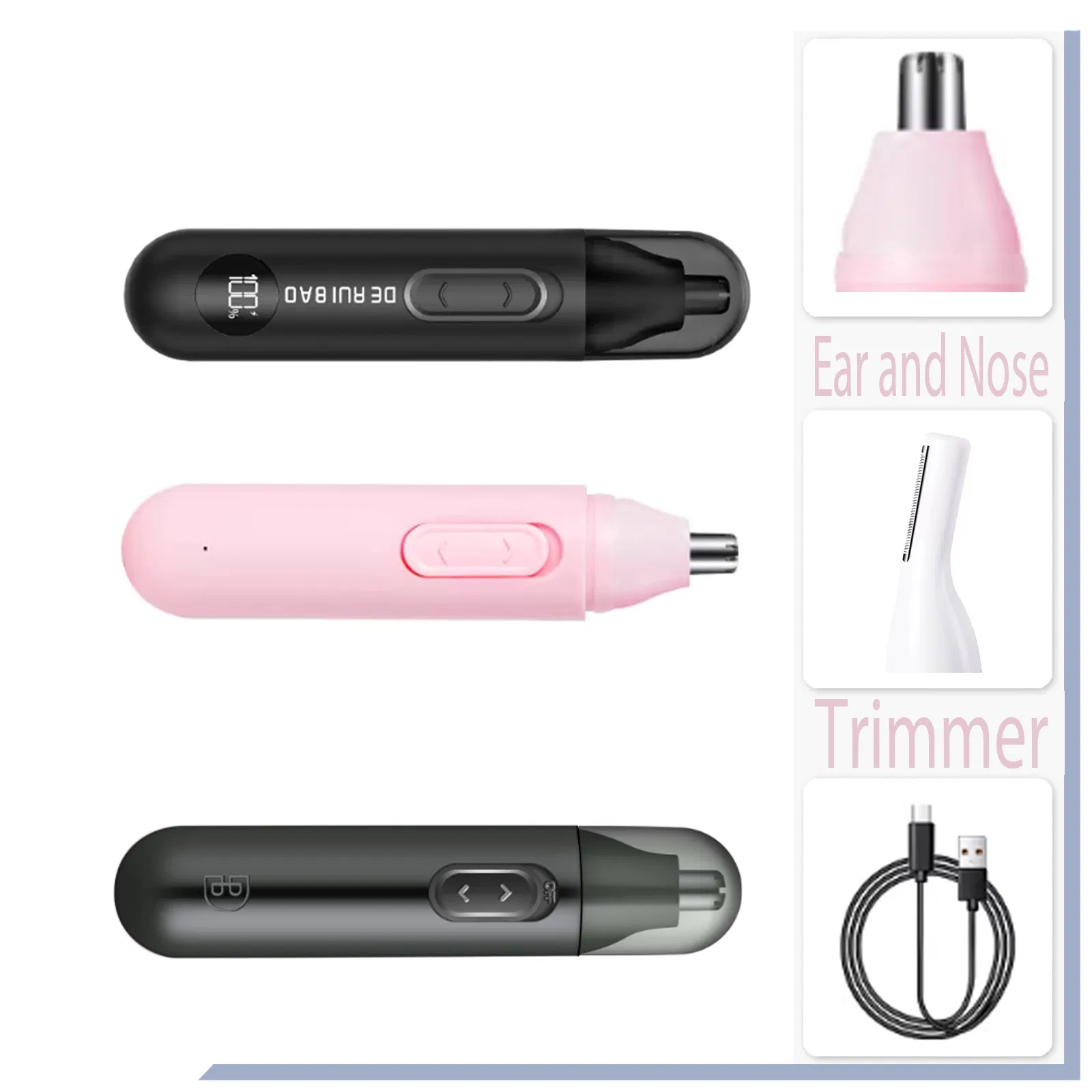 Compact Stick-Shape Minimalist Beauty Ear and Nose Trimmer