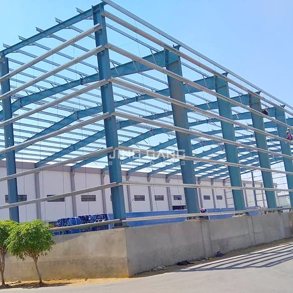 Galvanized Prefab Q235 Q355 H Section Steel Structure Metal Construction Building for Warehouse