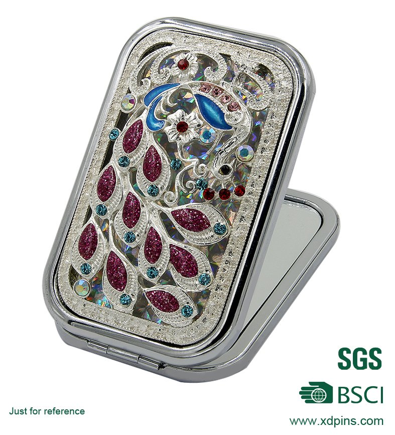 Zinc Alloy Metal Beautiful Make up Mirror