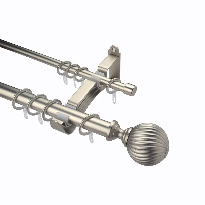 Vikson Cheap Price Morden Luxury Decorative Antique Brass Wrought Iron Curtain Rod