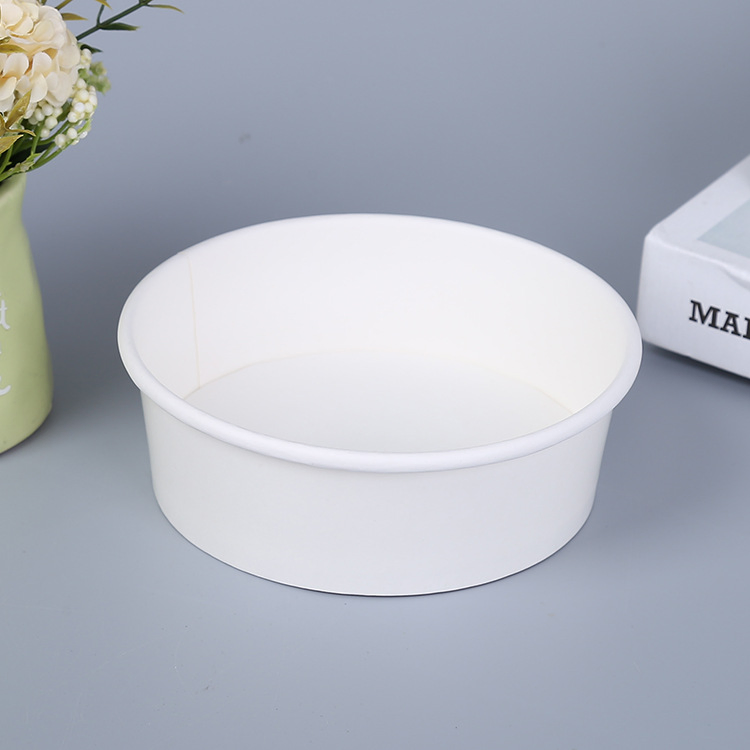 1300ml Food Grade Bioboard PLA-Lined Paper Food Bowl Container