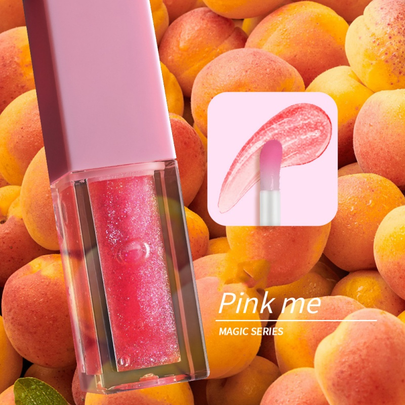 Custom Vegan Organic Fruit Juicy Vitamin E Moisture Lip Plump Lip Oil