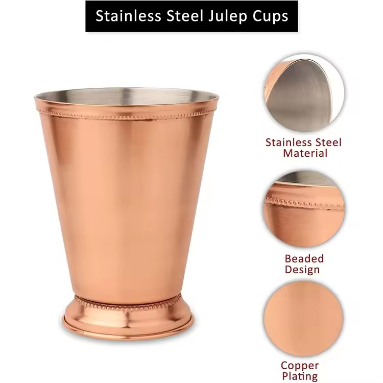 Кружка Moscow Mule из нержавеющей стали, 350/475/500 мл