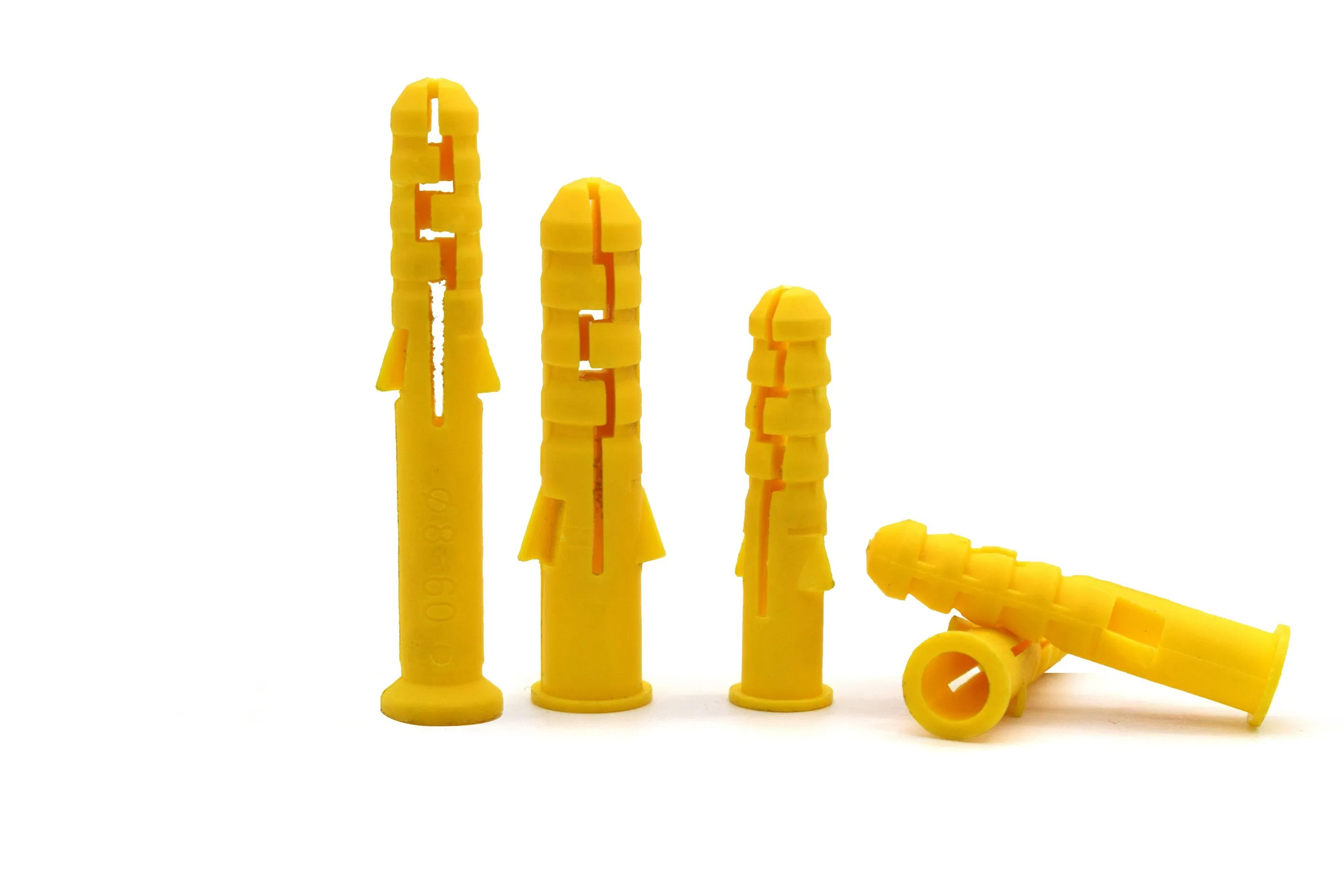 Саморез с пластиковой дюбель-гильзой, сталь, оцинкованный