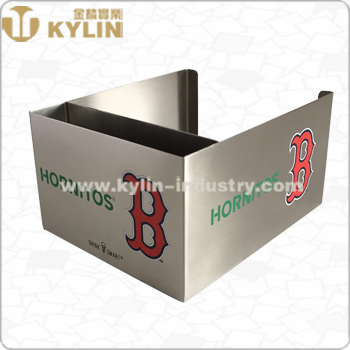 Promotional Durable Metal Bar Caddy KTV Bar Organizer with Six Conpartments