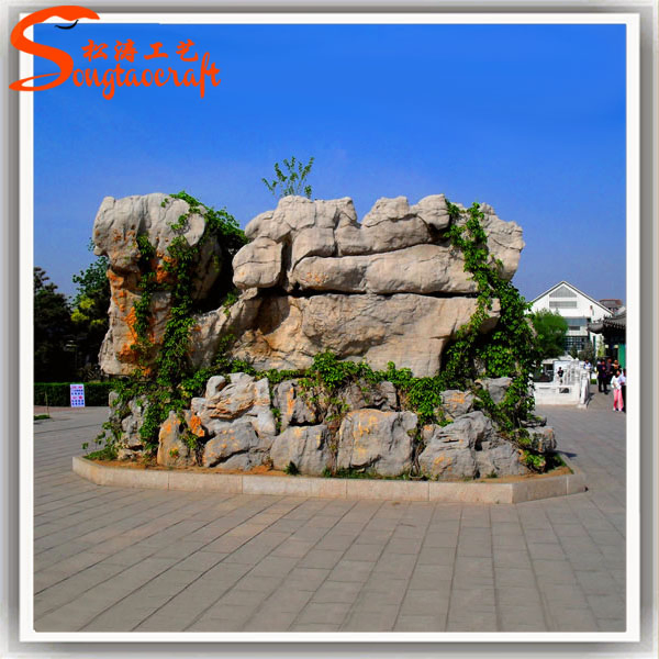New Design Artificial Rock Waterfall Made of Fiberglass