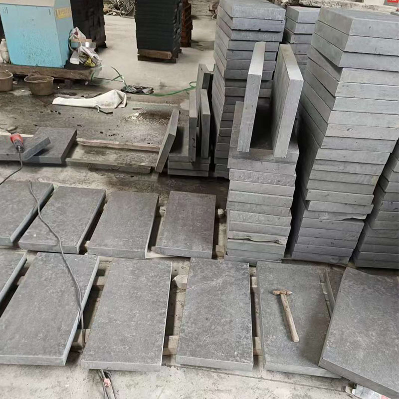 Flamed Finish Zp Black Basalt Stone Tile