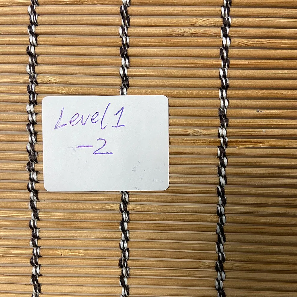 Light Brown Natural Round Bamboo Blind for Home Decoration