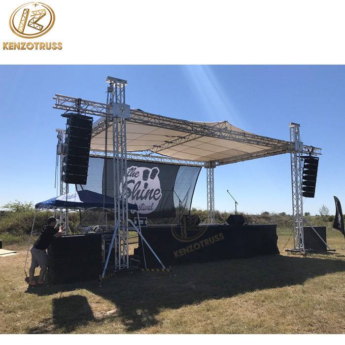 Lightweight Non-Rust Aluminum Truss Stage with TUV Certificate