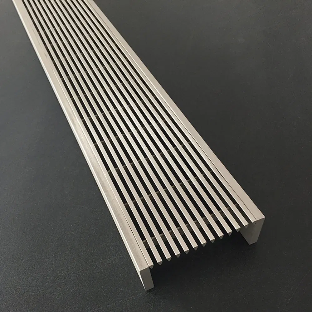 Stainless Steel Shower Drain Grate for Bathroom Strip Shower Trench Floor Drain Grate