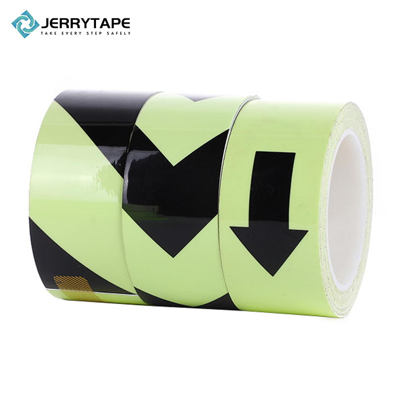 High-Intensity Glow in Dark Tape - DIN67510 Certified Emergency Escape Path Marking for Buildings