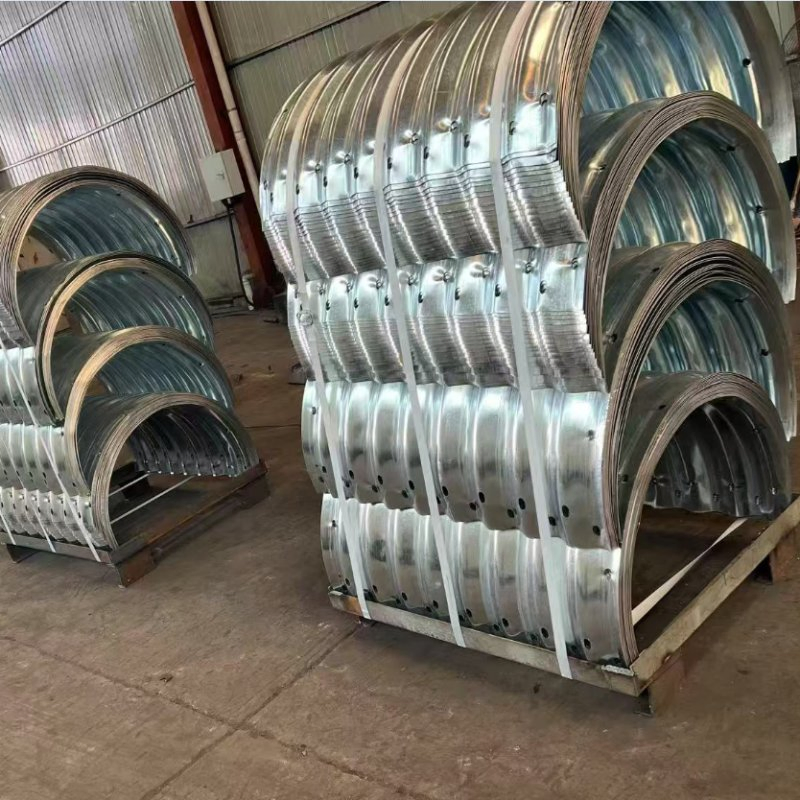 Galvanized Metal Corrugated Culvert Diameter 1000mm Thickness 3mm Assembled
