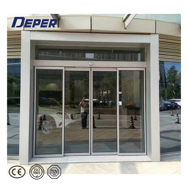 Deper Hot Wholesale 125A 150kg Electric Aluminium Glass Automatic Sliding Door System with Sensor