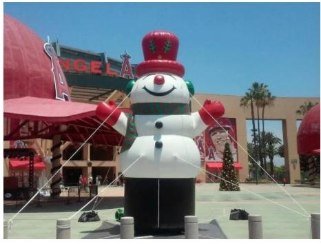 2023 New Good Price Inflatable Cartoon Characters, Inflatable Snowman