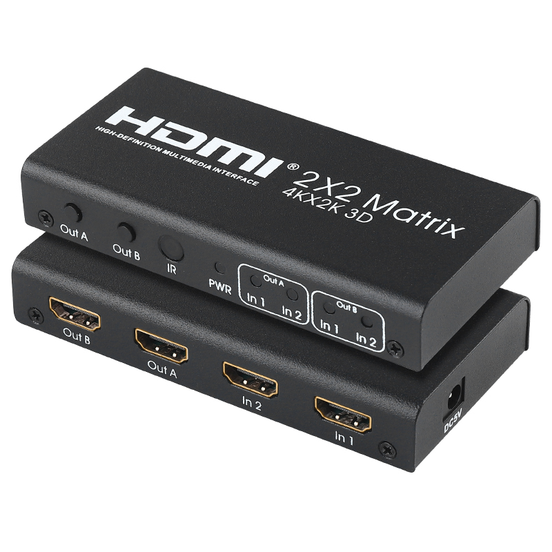 Матричный коммутатор HDMI 2x2 4K@60Hz