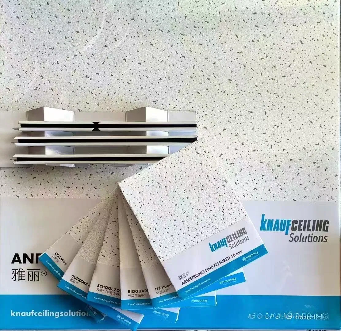 Mineral Fiber Acoustic Flame-Retardant Moisture-Proof Universal Panel Ceiling for Industrial & Commercial