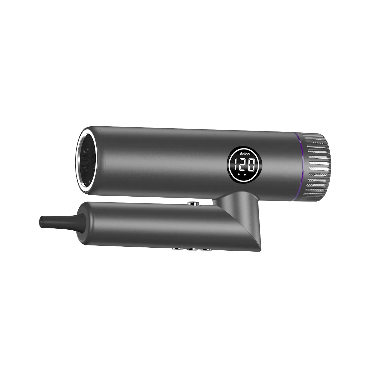 High Power 2000-2400W Foldable BLDC Anion LCD Display Hair Dryer