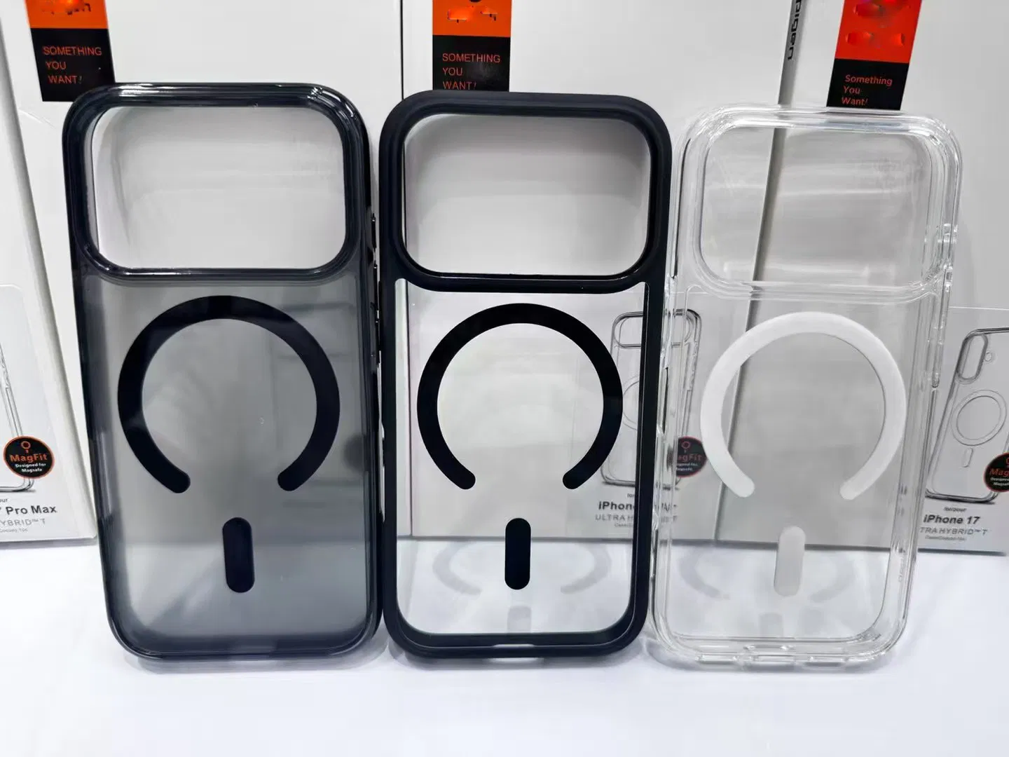 Магнитный прозрачный чехол для iPhone 17 Air PRO с MagSafe