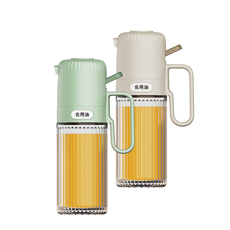 Household Leak Proof Press Olive Oil Sprayer Multifunction Oil Spray Bottle for Cooking Tools