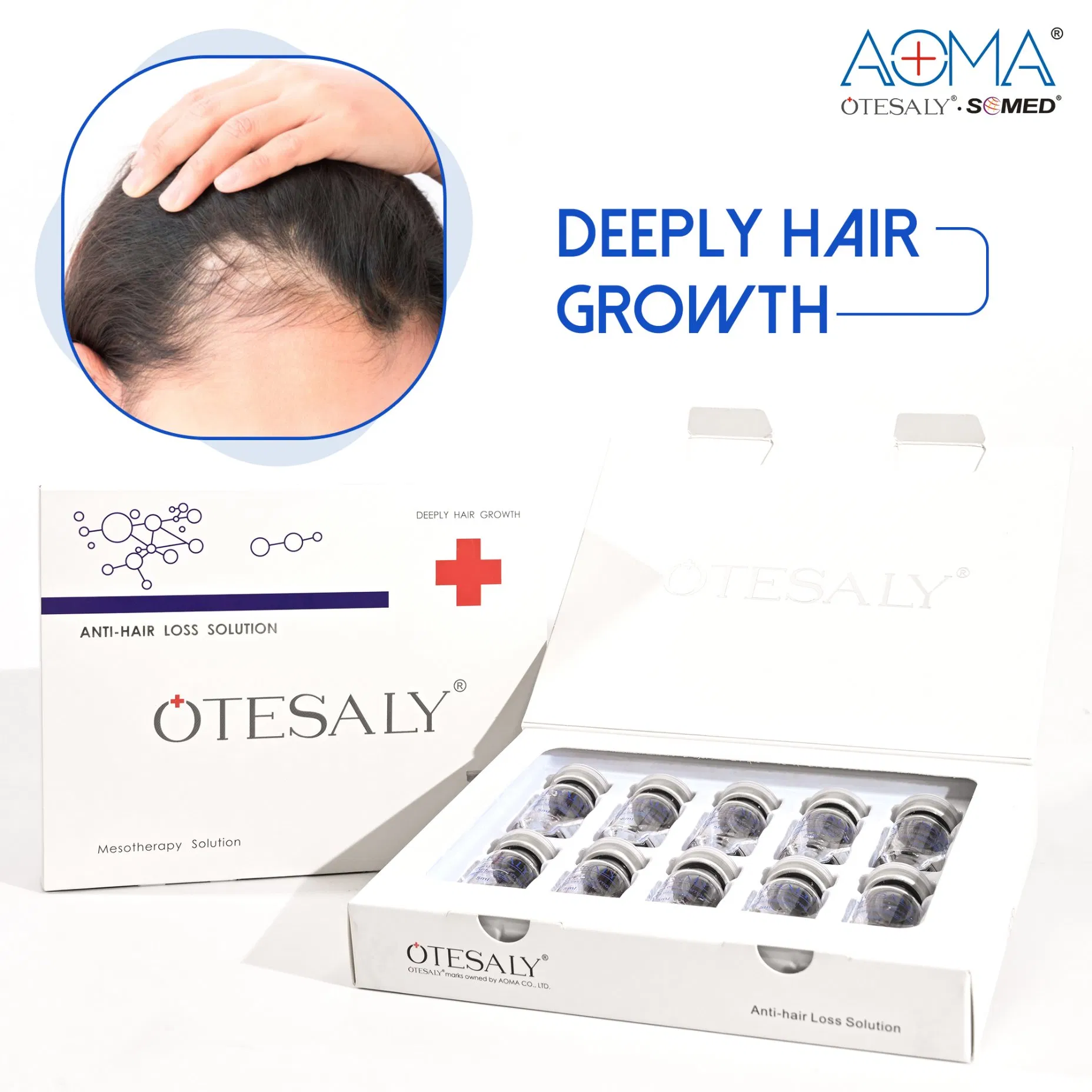 Otesaly Anti-Hair Loss Hair Growth Injection Serum Meso Hair Needling Mesotherapy